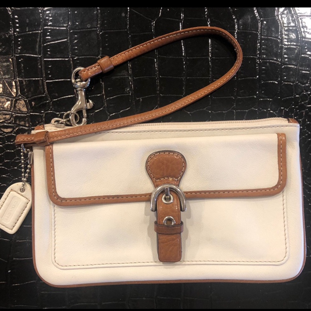 Coach Leather Wristlet